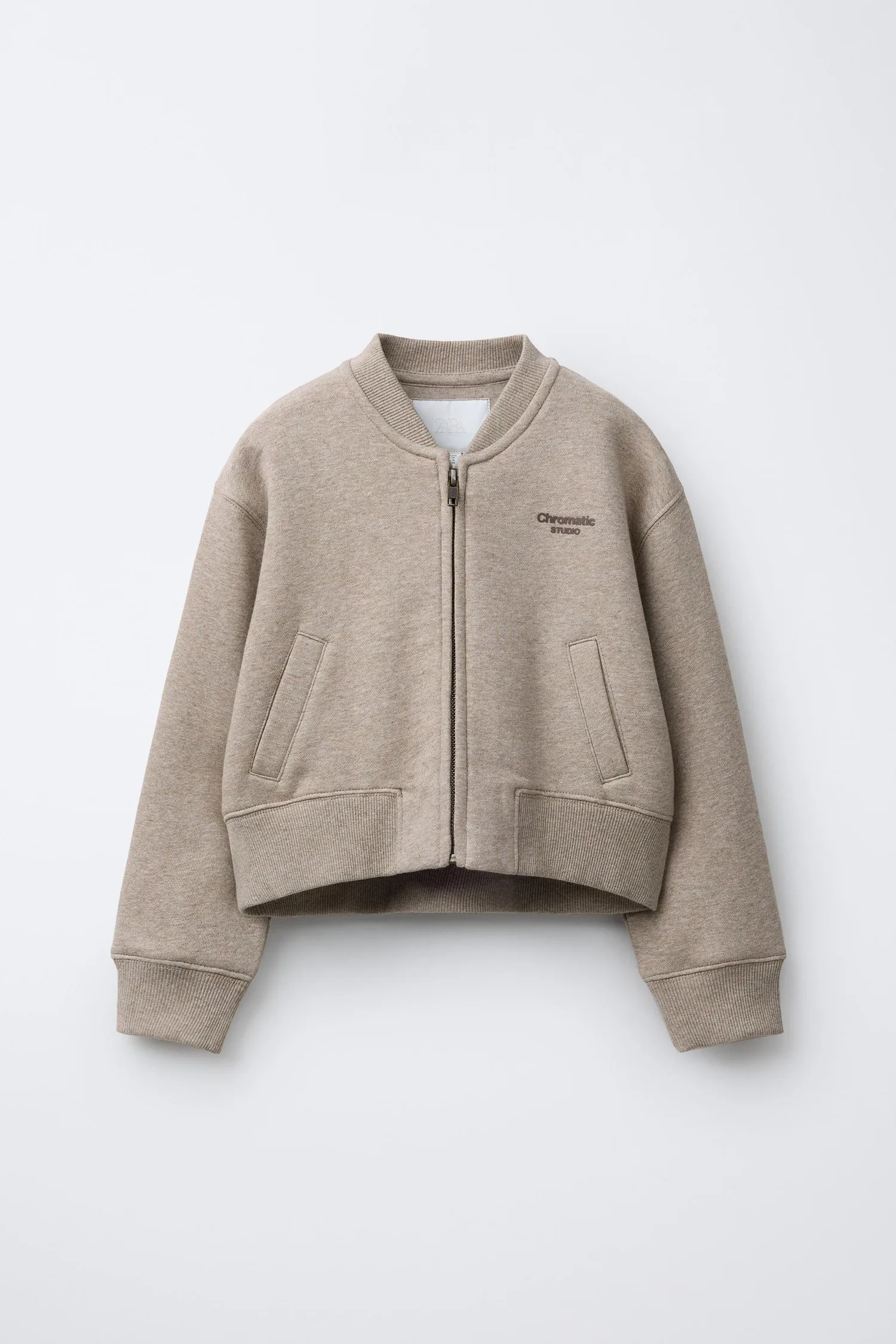 Zara Резиновая спортивная толстовка с надписью