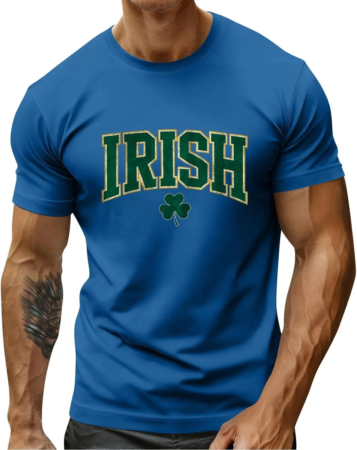 

Футболка мужская с коротким рукавом Saint Patricks Day FlekmanArt