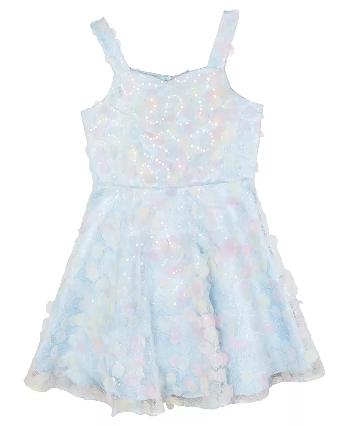 

Платье для девочек с вышивкой и пайетками Social Dress Rare Editions