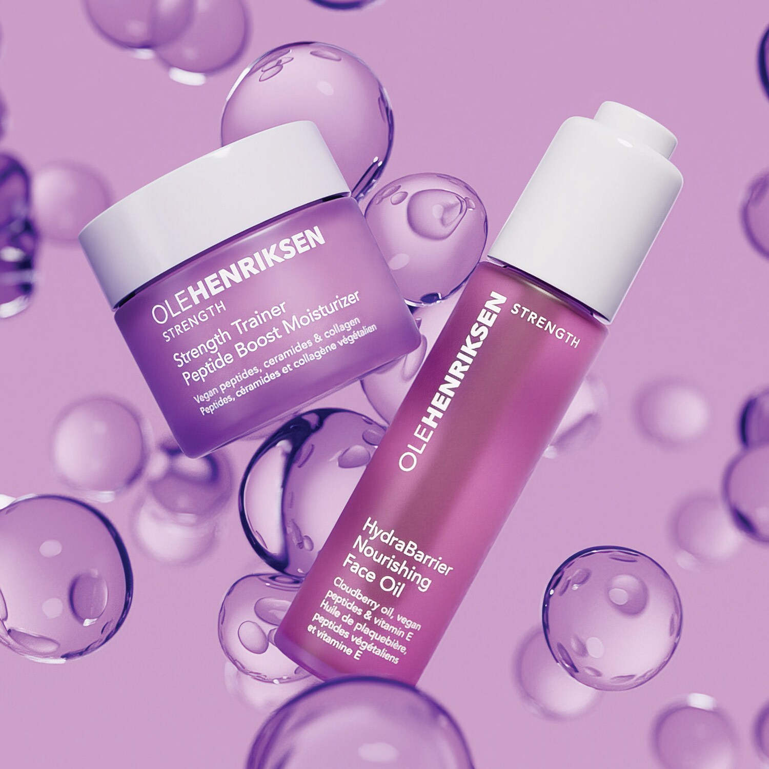 Крем для лица OLEHENRIKSEN — Увлажняющий с пептидным коллагеном Strength Trainer Peptide Boost Moisturizer, 50 мл — фото 3