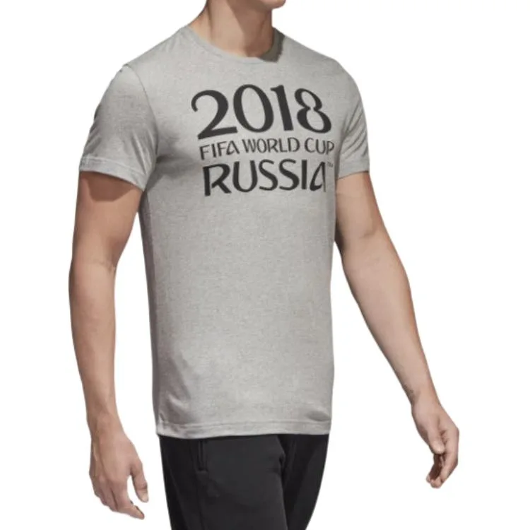 Adidas Футболка мужская Medium Gray Quartz — фото 4
