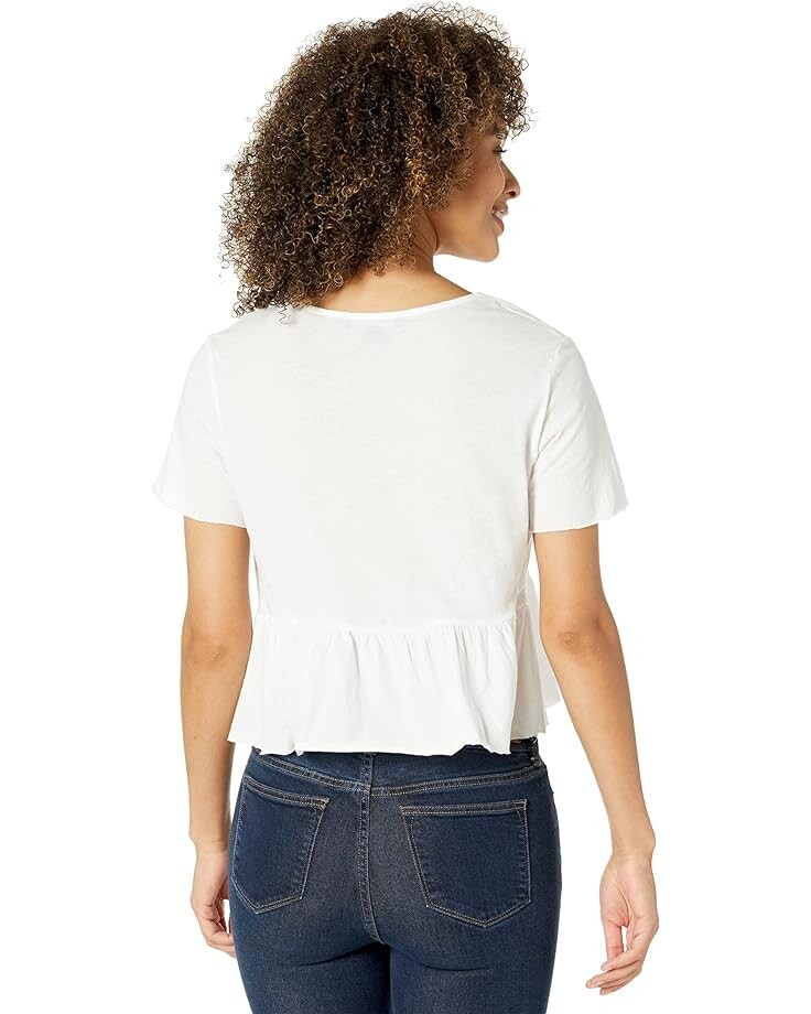 

Футболка Sanctuary Soft V Babydoll Tee, белый