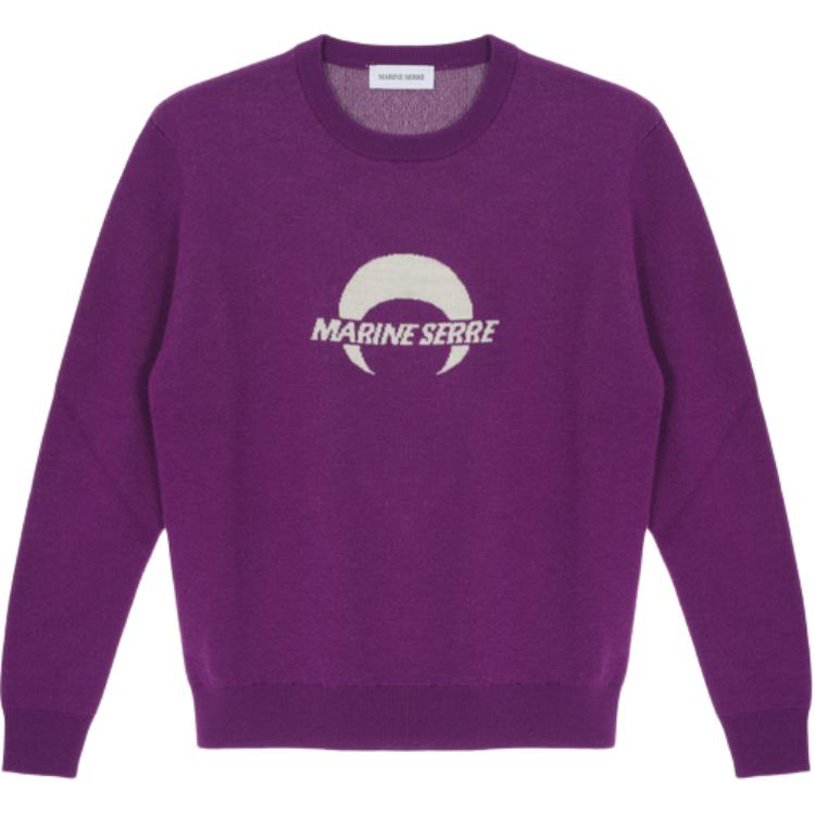 

AW25 Трикотаж Unisex Marine Serre, фиолетовый