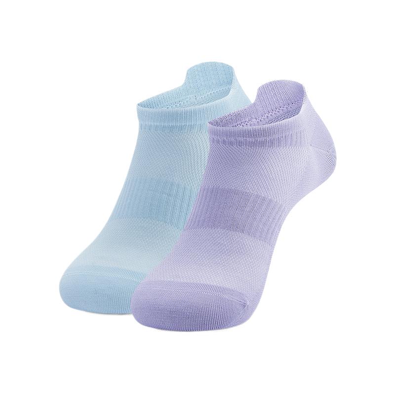 

Комфортные спортивные носки до щиколотки женские 2 пары Skechers, синий/бледно-фиолетовый