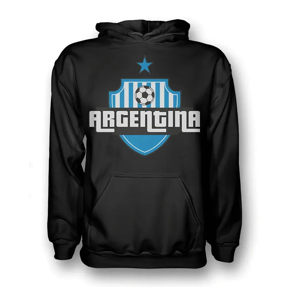 Худи детское с логотипом Argentina, черный