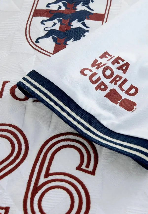 Футболка с лицензионным принтом, стандартного кроя Next, White England Fifa Word Cup — фото 3