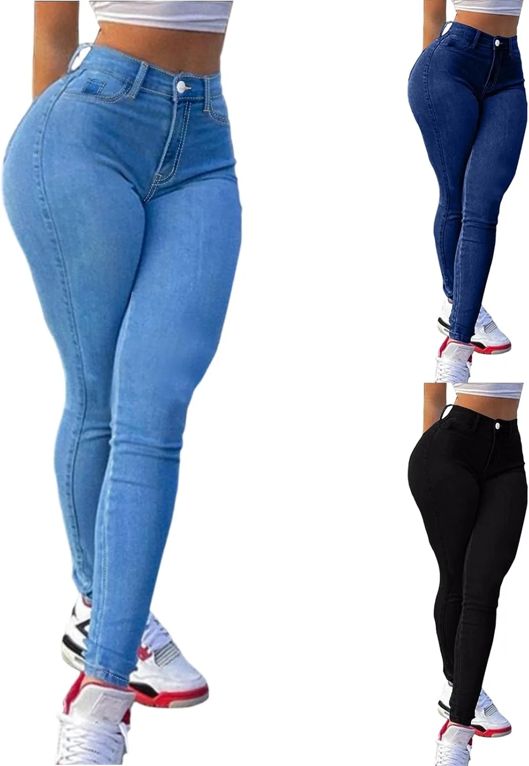 

Колумбийские джинсы для женщин с эффектом подтяжки FULILYEO