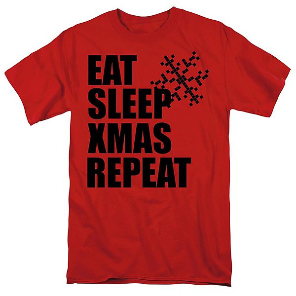 

Футболка unisex Eat sleep xmas repeat Licensed Character