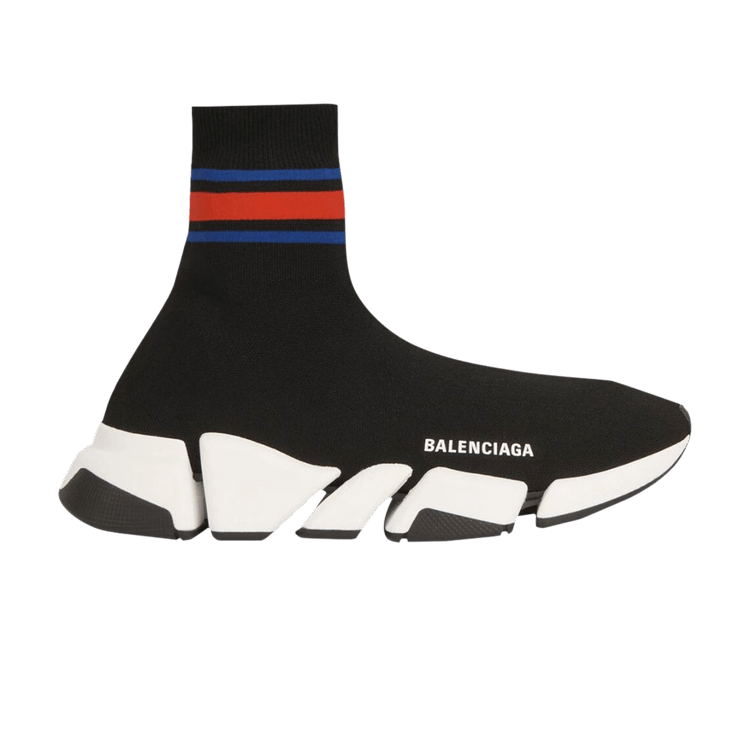 

Кроссовки Balenciaga Speed 2.0 Sneaker 'Black Stripe', черный