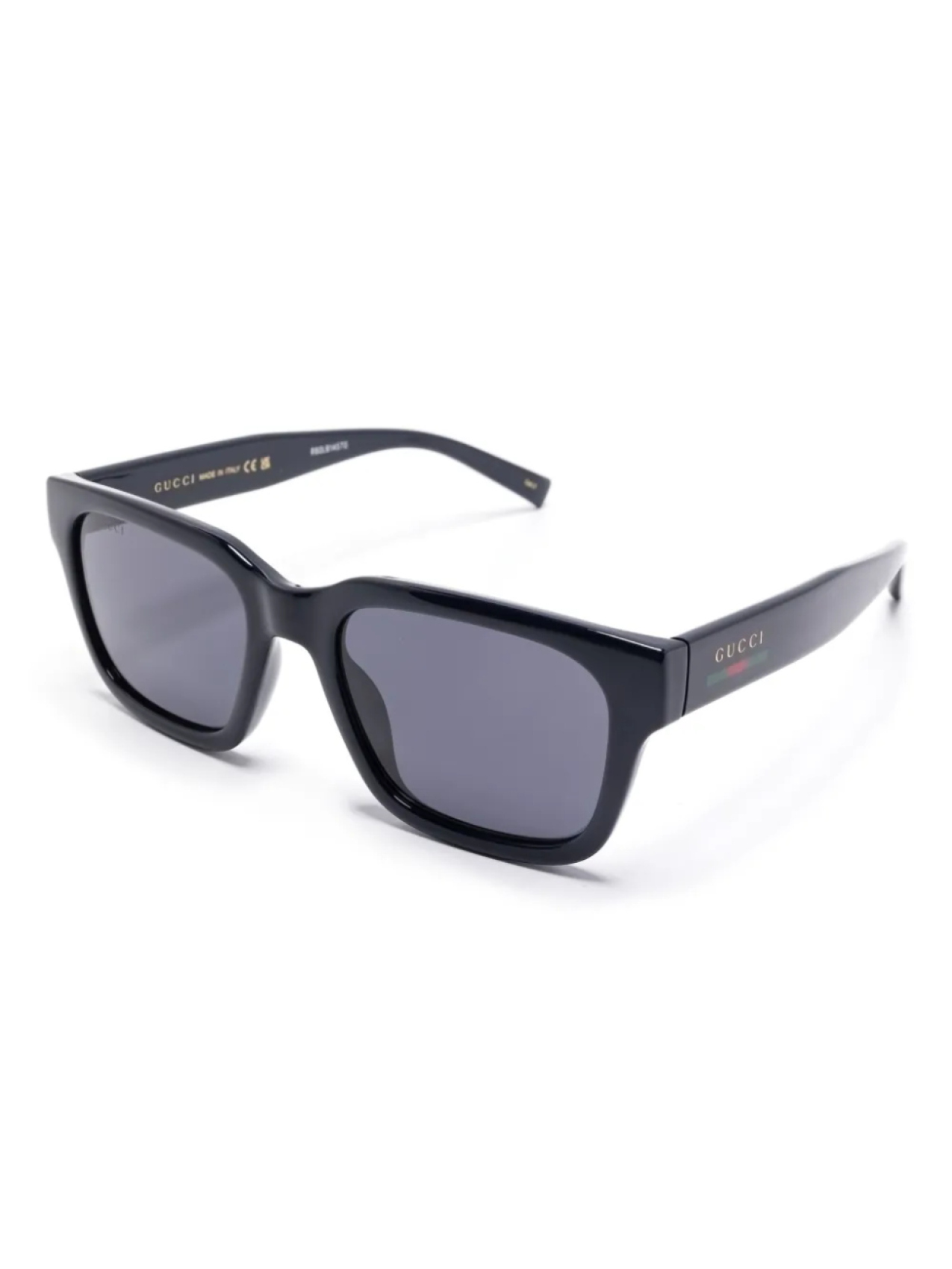 Солнцезащитные очки Gucci Eyewear в квадратной оправе, синий — фото 2