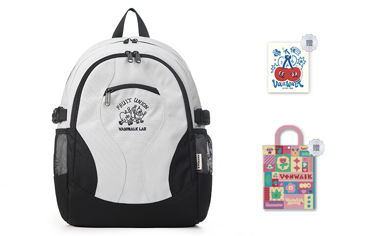 

Женский рюкзак VANWALK серии Fruit, Орео Белый