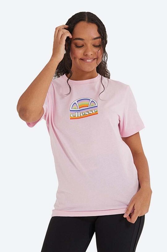 

Футболка из хлопка Ellesse, розовый