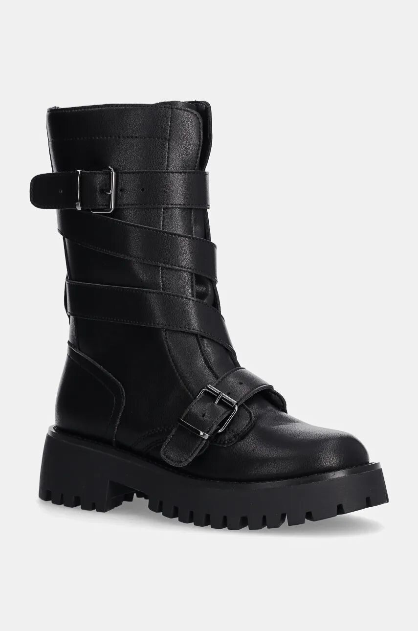 

Кожаные ботильоны Steve Madden Devlin, черный