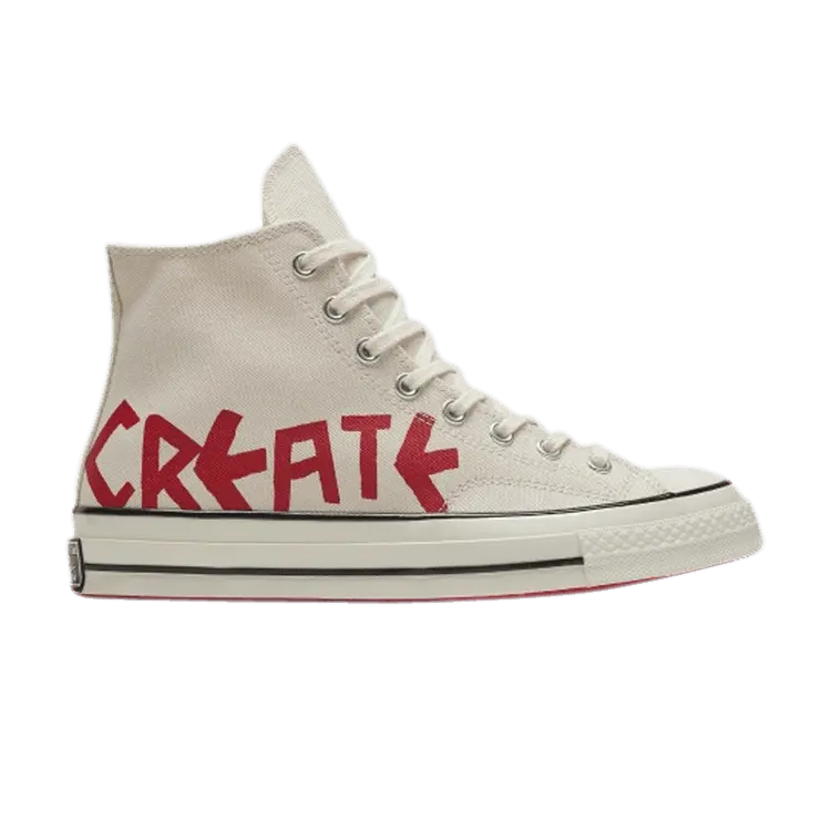 

Кроссовки Converse Chuck 70 High 'Create Future - Parchment', белый