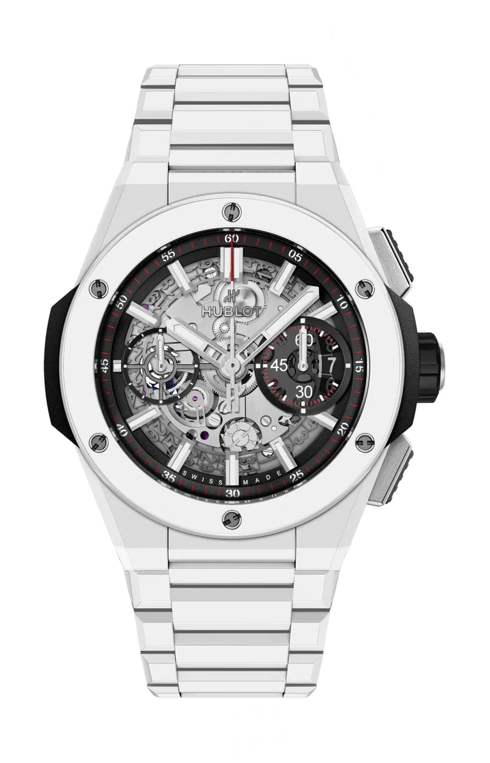 Биг Бэнг Интеграл Белая Керамика - 451.HX.1123.HX HUBLOT, золотой