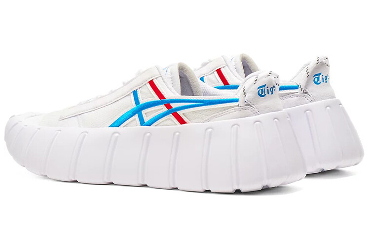 Кроссовки мужские Gigatia с низким верхом, белые/красные/синие Onitsuka Tiger — фото 3