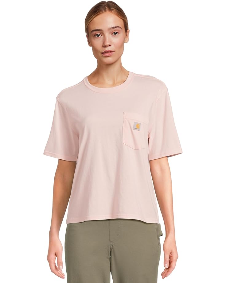 

Свитер Carhartt Tencel Fiber Series Loose Fit Short, цвет Soft Rose