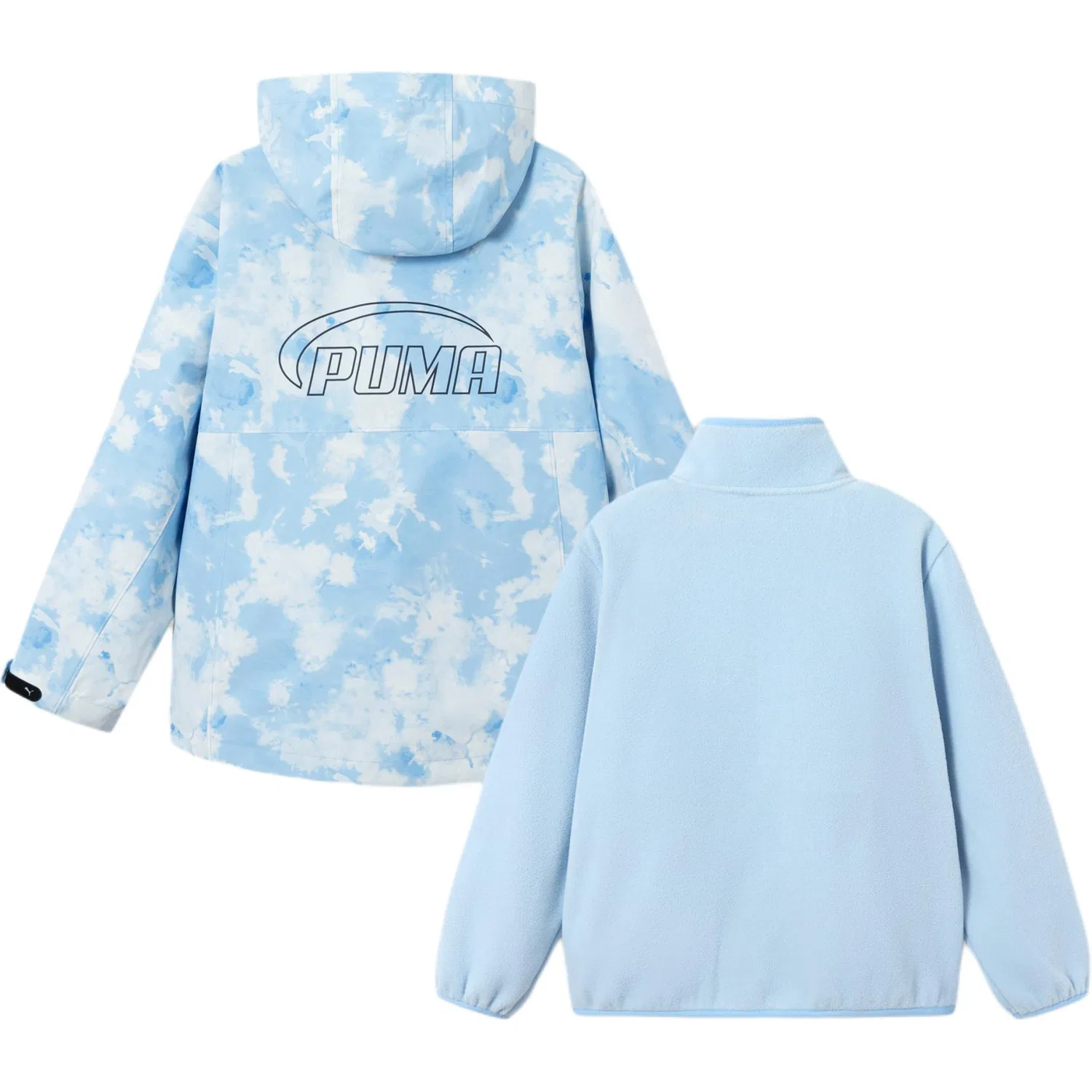 Детская куртка PUMA Blue Floral — фото 3