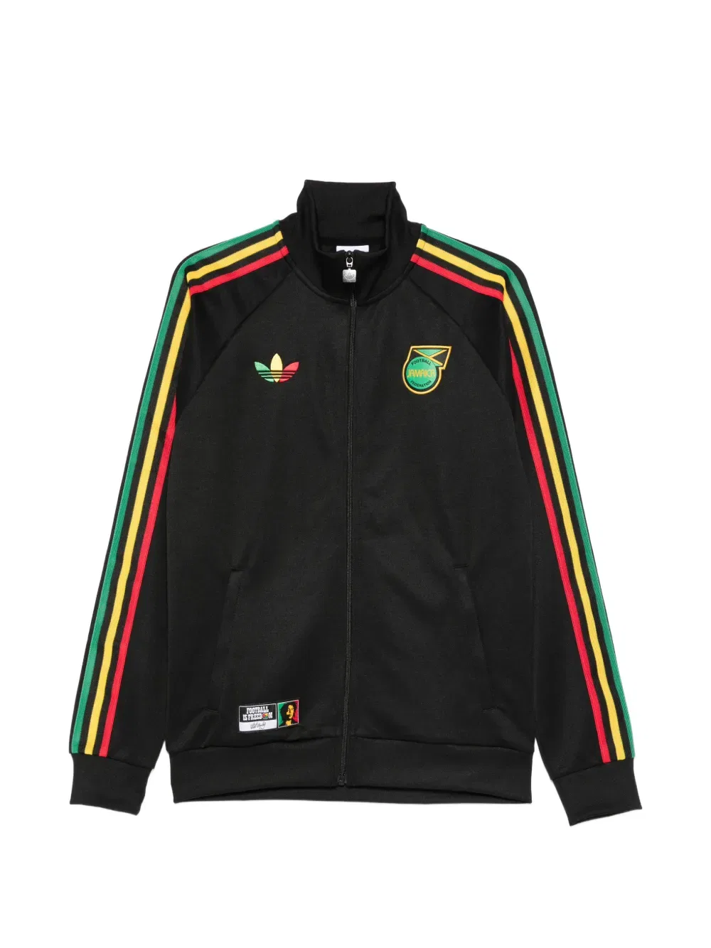 Куртка на молнии в полоску X Jamaica x Bob Marley Originals Adidas, синий