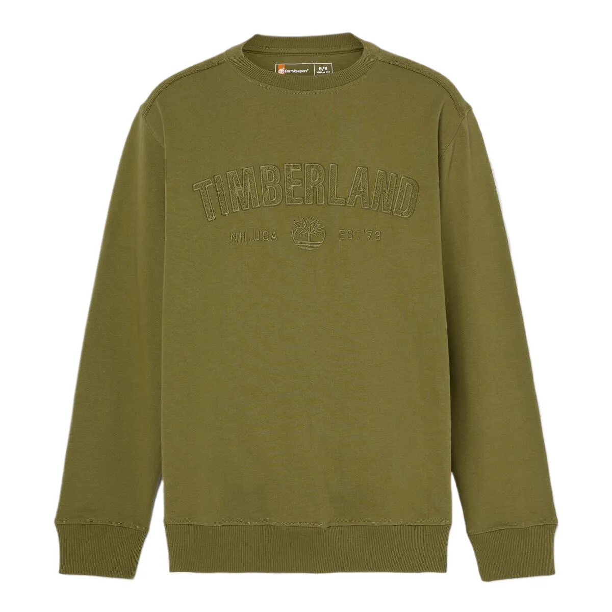 

Timberland Свитшот мужской зеленый Crew Neck Moderate
