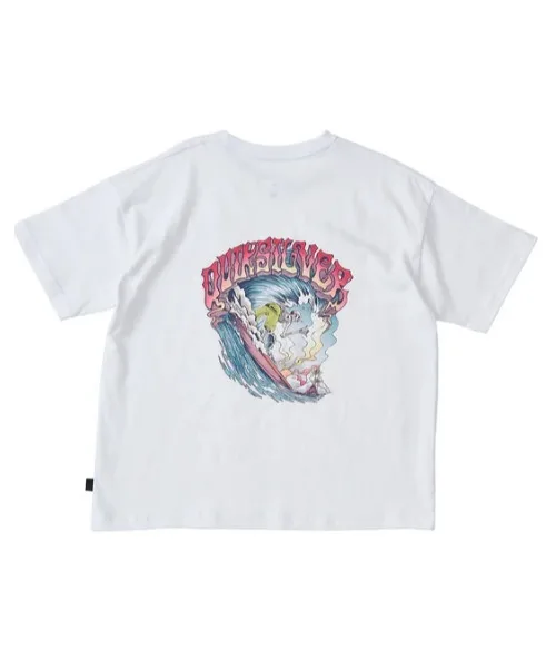Детская футболка Quiksilver с принтом TIME UP ST YOUTH белая