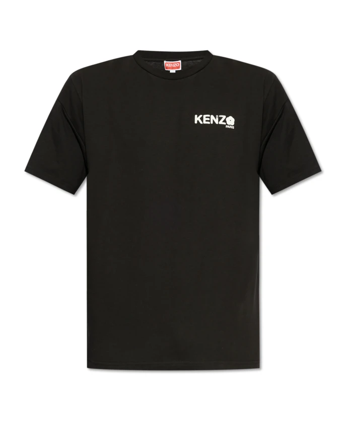 

Футболка с принтом логотипа Kenzo, черный