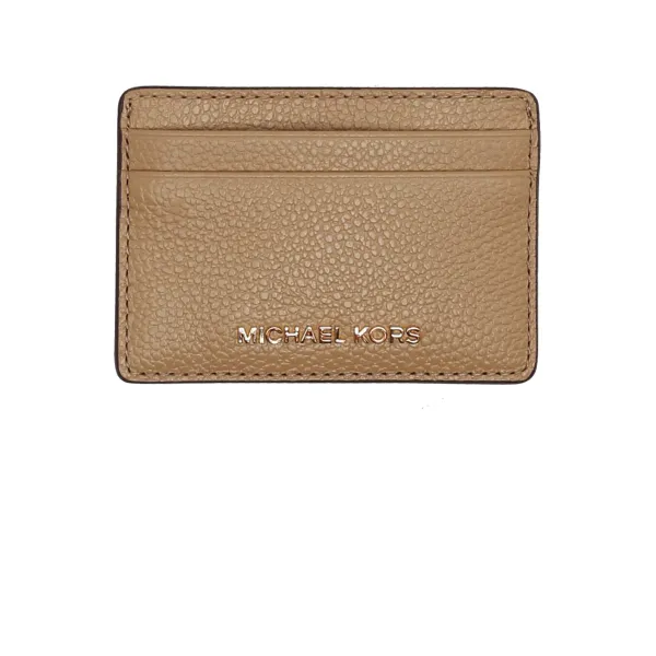 

Кожаный футляр с картами Jet Set Michael Kors, бежевый