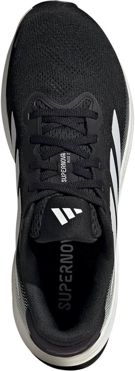 Мужские беговые кроссовки Adidas Supernova Rise 2, белый/черный — фото 3