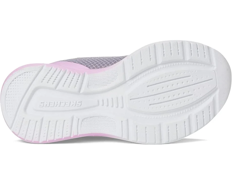 Кроссовки SKECHERS KIDS Microspec Max Advance - Fly 3 303595L (Little Kid/Big Kid), Grey/Lavendar — фото 3