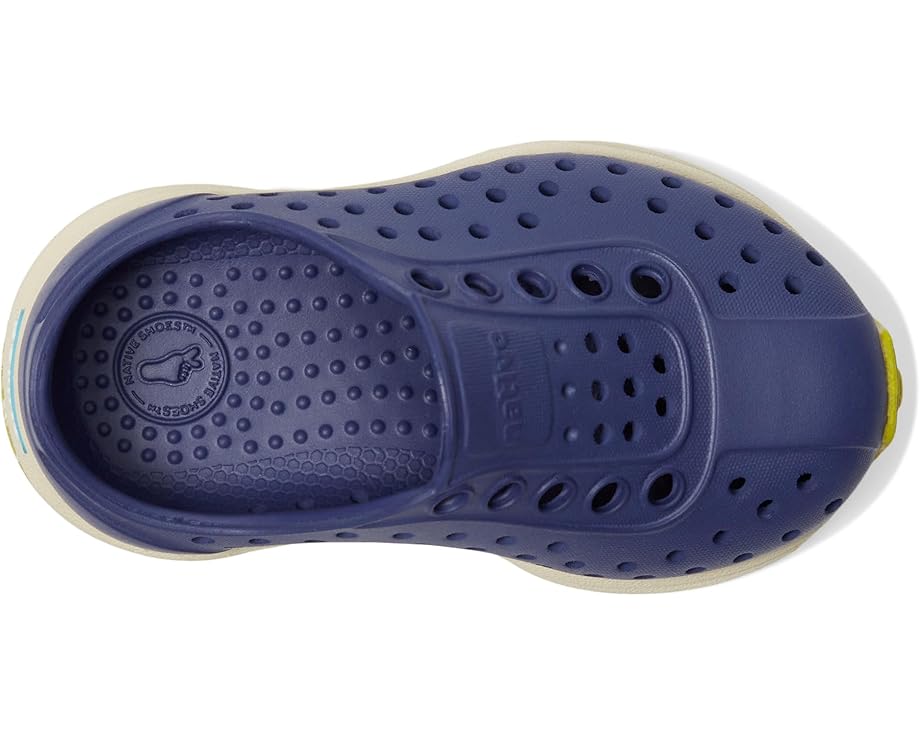 Кроссовки Native Shoes Kids Robbie, цвет Ink Blue/Bone White/Seaweed Speckle Rubber — фото 2