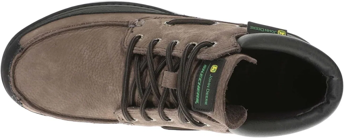 Мужские ботильоны Skechers Caldwell Cutler, Chocolate Leather Synthetic — фото 2