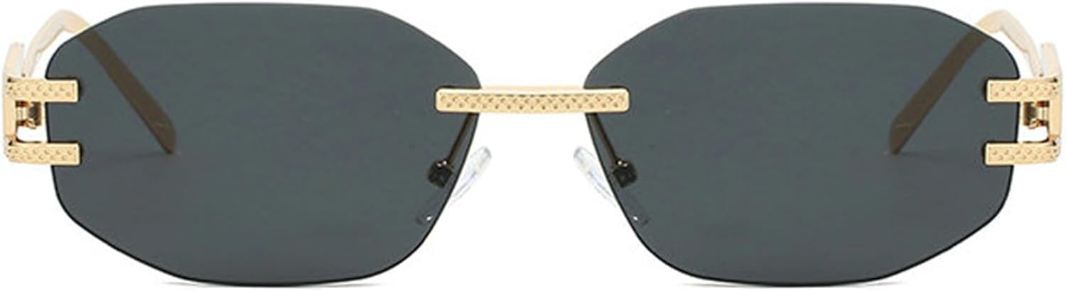 

Солнцезащитные очки Willochra в маленькой шестиугольной оправе для женщин, модель 2025, роскошные, модные, металлические, многоугольные, стильные, для женщин, защита от ультрафиолета UV400, C1