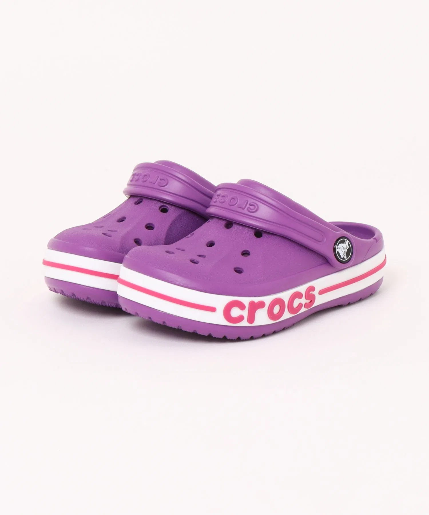 Детские сандалии Crocs Bayaband Clog фиолетовые