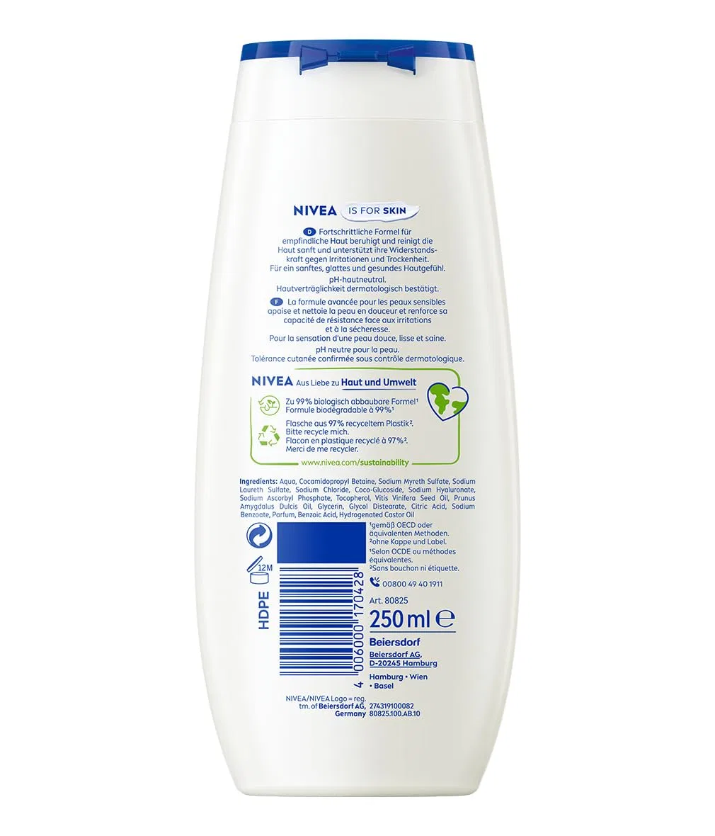 Питательный гель для душа NIVEA Derma Control Restore с гиалуроном и витамином E Nivea — фото 3