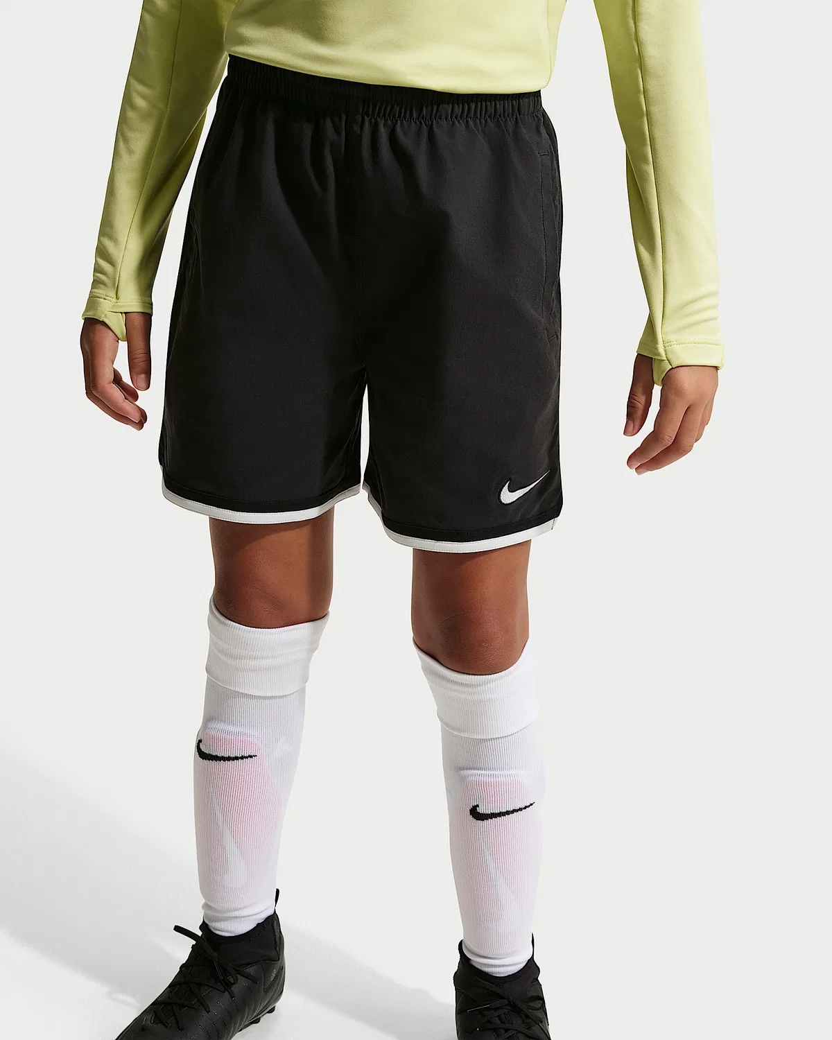 Детские футбольные шорты Dri-FIT Nike Energy, Off Noir/Off Noir/Summit White/Summit White — фото 3