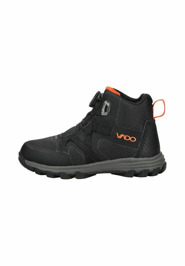 Ботильоны на шнуровке Vado, Black/Orange