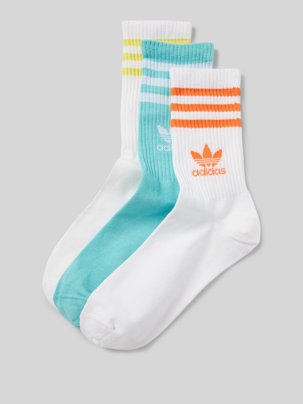 

3 пары носков с логотипом adidas Originals, мятный