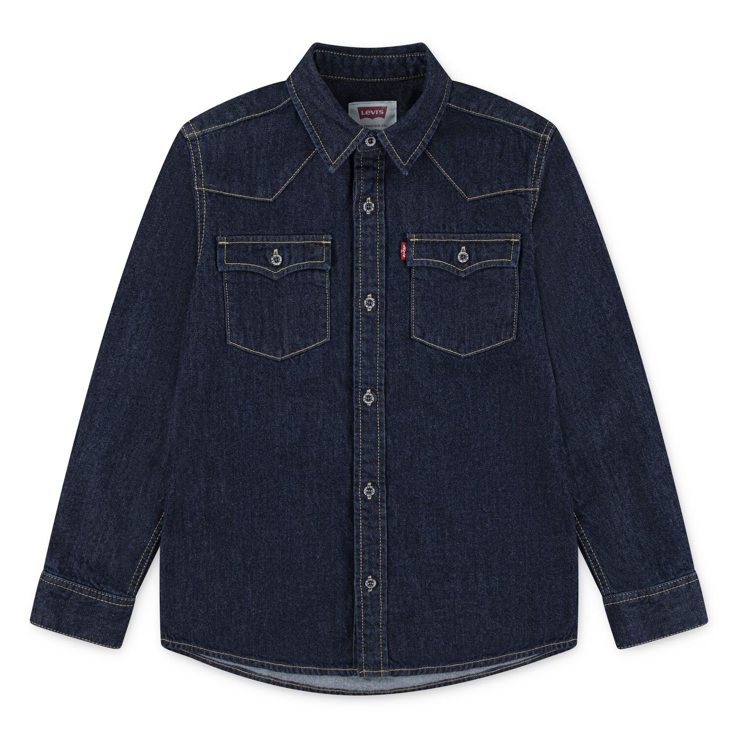 

Levi's Kids Рубашка на пуговицах Regular fit в темно-синем цвете