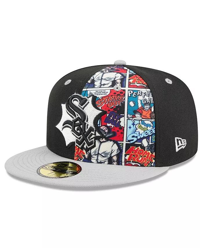 

Мужская черно-серая кепка Chicago White Sox 2025 MLB Diamond Hero Edition 59FIFTY Fitted New Era