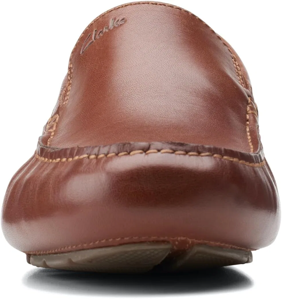 Лоферы Clarks, темно-коричневая кожа — фото 2