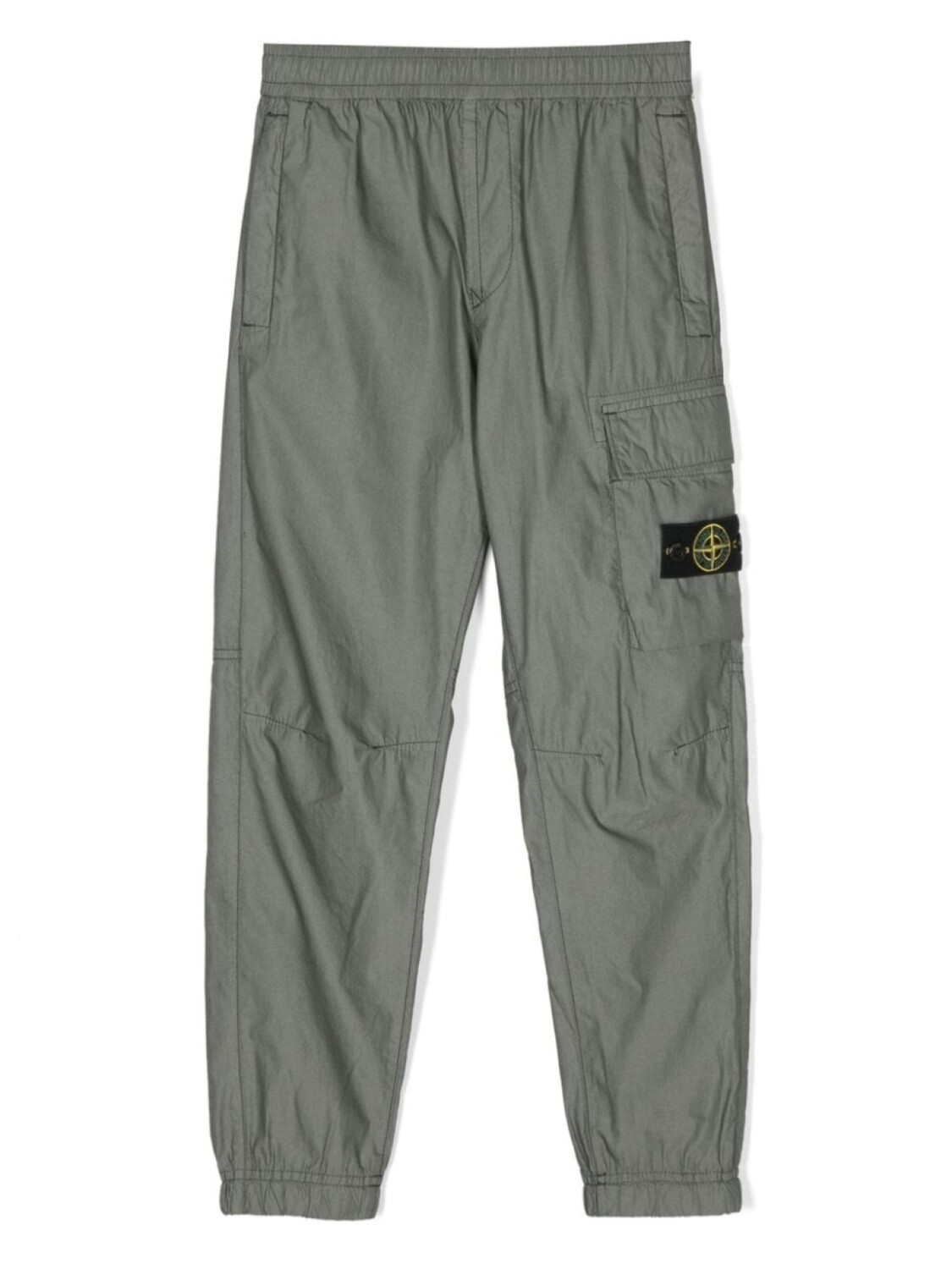 

Брюки-карго со значком компаса Stone Island Junior, серый