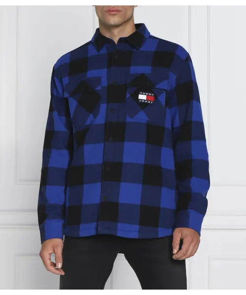 

Утепленная рубашка Oversize fit Tommy Jeans, синий