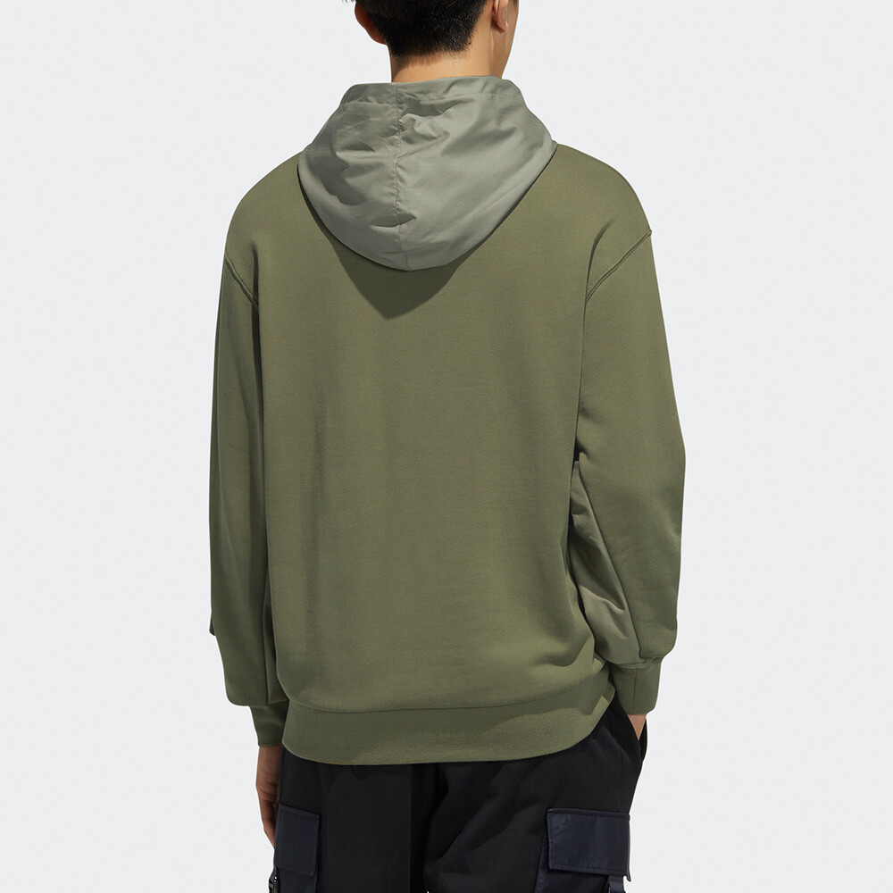 Толстовка мужская оливковая Adidas Originals, оливковый — фото 3