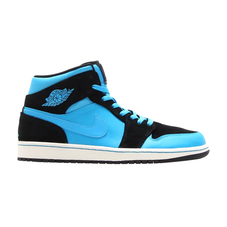 

Кроссовки Air Jordan 1 Retro Mid 'Dark Powder Blue', синий