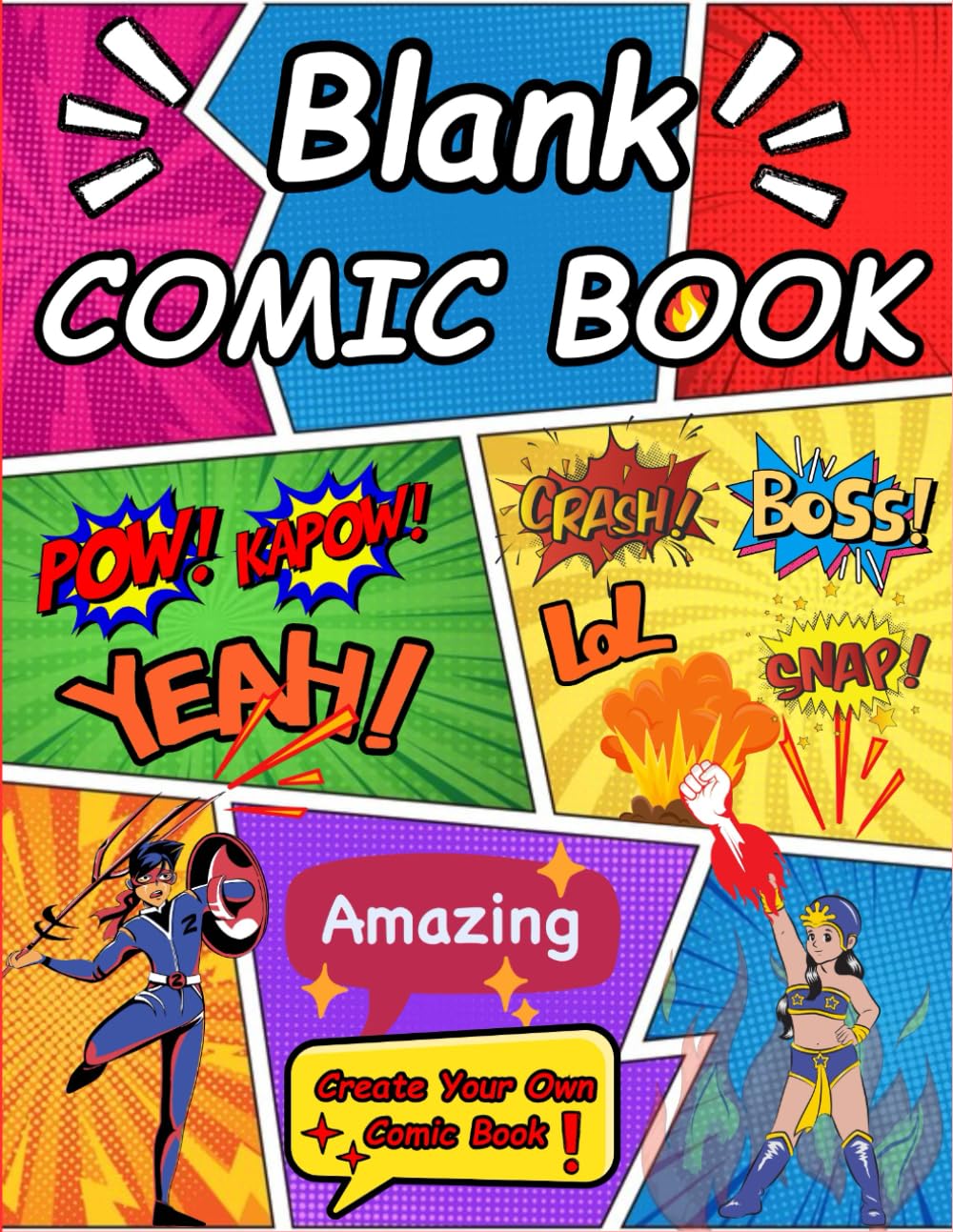

Panels of Imagination: Blank Comic Book for Artists & Writers (Independently published)