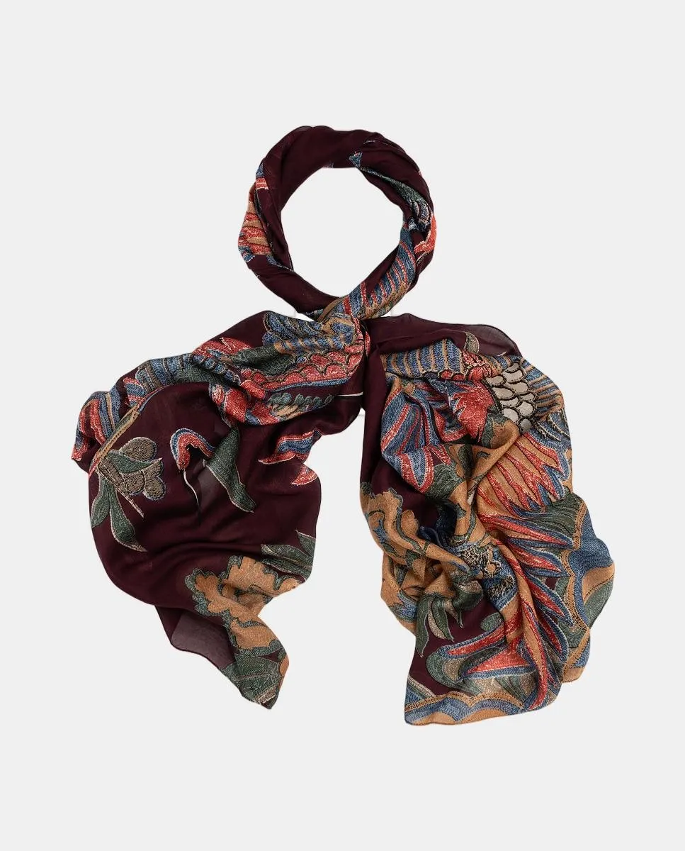 

Шарф Crane One Hundred Stars, красный