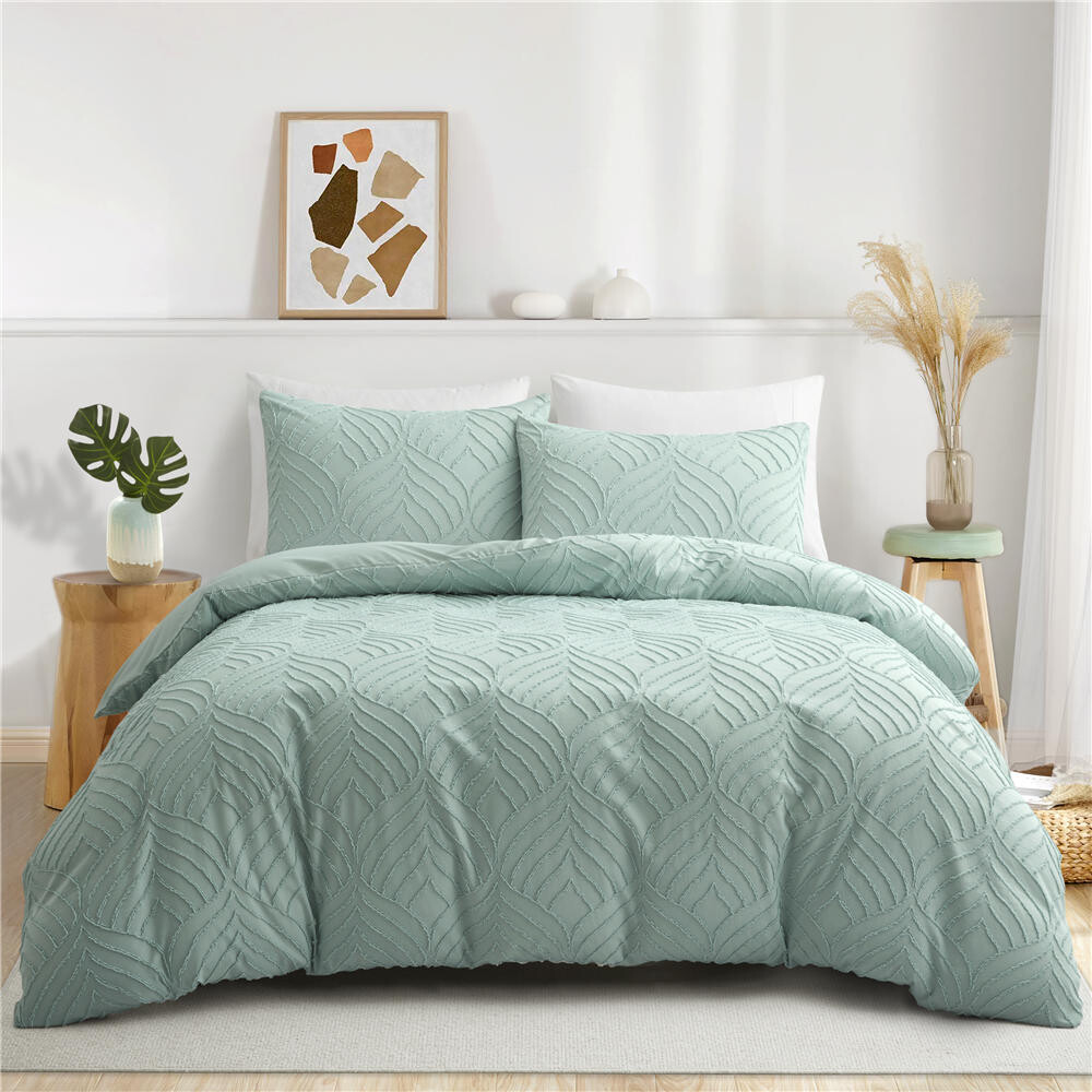 

Пододеяльник Peace Nest с наволочкой, цвет Leaf Green