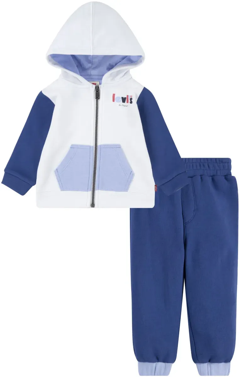 

Подарочный набор Levi's Kids для новорожденных "LVB COLORBLOCK HOODIE SET", для мальчиков, цвет True Navy