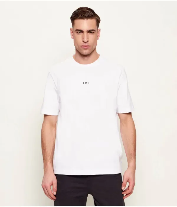 Футболка тчуп relaxed fit Boss Orange, белый