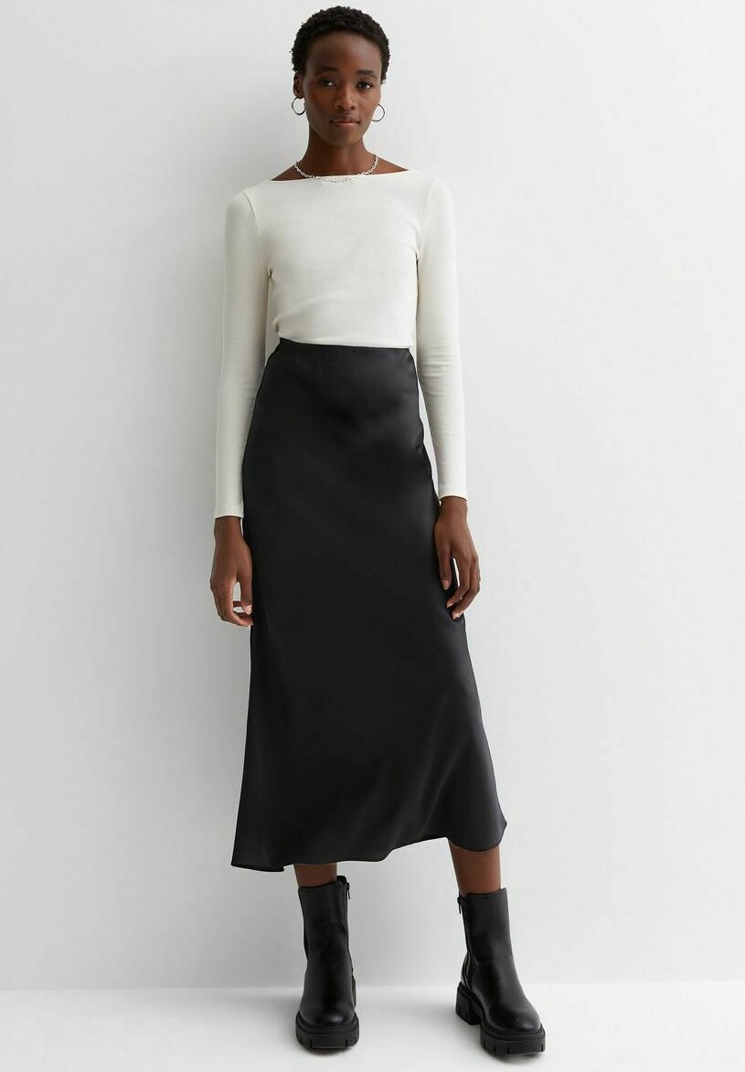 

Юбка А-силуэта MIDI New Look Tall, черный